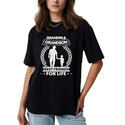 Best Grandpa Shirt, Proud Grandpa Unisex T-Shirt/Hoodie/Sweatshirt HLT00 - Grandpa and Grandson Matching Grandfather and Grandson T-Shirt
