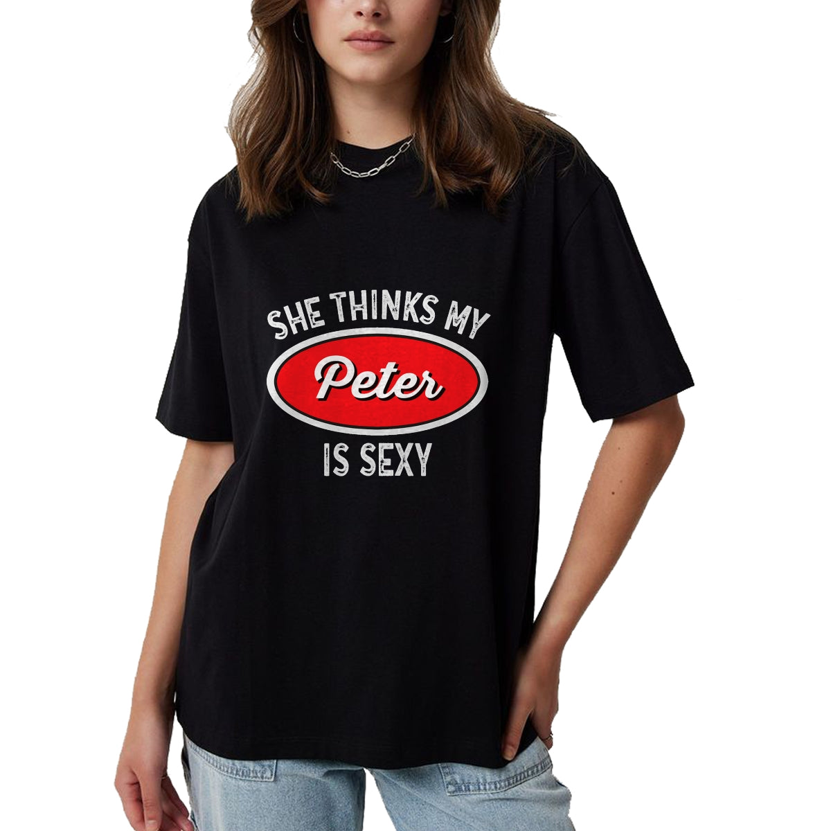 Best Truck Driver Life Shirt, Funny Trucker UnisexT-Shirt/Hoodie/Sweatshirt HLT00 - Funny Truck Driver T-Shirt - She Thinks My Peter is Sexy T-Shirt