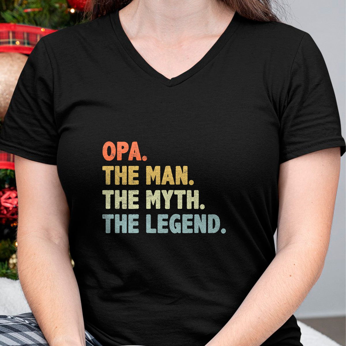 Best Grandpa Shirt, Proud Grandpa Unisex T-Shirt/Hoodie/Sweatshirt HLT00 - Opa The Man Myth Legend Father’s day gift for Grandpa G-Dad T-Shirt