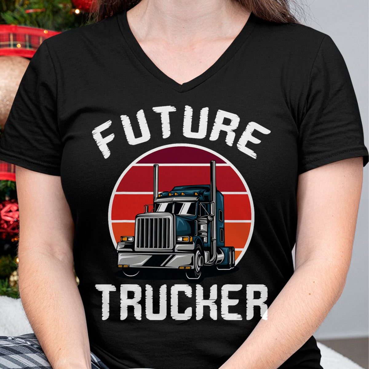 Best Truck Driver Life Shirt, Funny Trucker UnisexT-Shirt/Hoodie/Sweatshirt HLT00 - Future Trucker Truck Driver Semi Kids Son Daughter Clothing T-Shirt