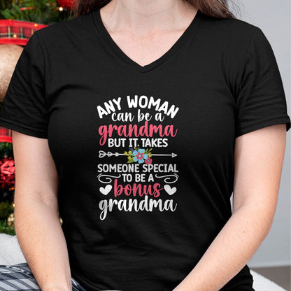 Best Grandma Shirt, Proud Grandma Unisex T-Shirt/Hoodie/Sweatshirt HLT00 - To Be A Bonus Grandma Bonus Grandmother Step Grandma T-Shirt