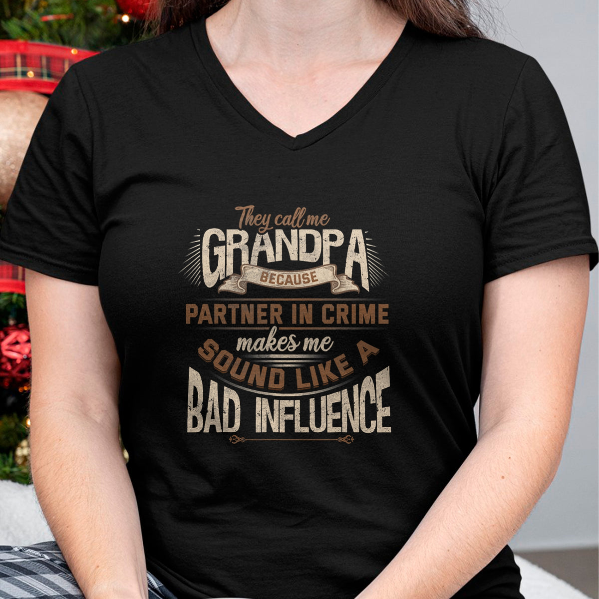 Best Grandpa Shirt, Proud Grandpa Unisex T-Shirt/Hoodie/Sweatshirt HLT00 - Funny Grandpa, Partner in Crime Phrase, Granddad Humor T-Shirt (1)