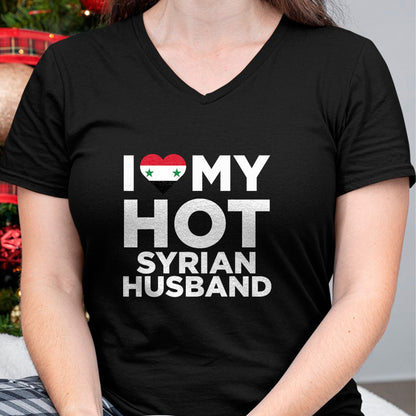 Best Wife Shirt, Wife and Husband Unisex T-Shirt/Hoodie/Sweatshirt HLT00 - I Love My Hot Syrian Husband Cute Syria Native Relationship T-Shirt