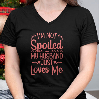 Best Wife Shirt, Wife and Husband Unisex T-Shirt/Hoodie/Sweatshirt HLT00 - Gift for wife T shirt, spoiled wife   Funny Spoiled Wife Art For Women Girls Husband Spoiled Wife Lo (3)