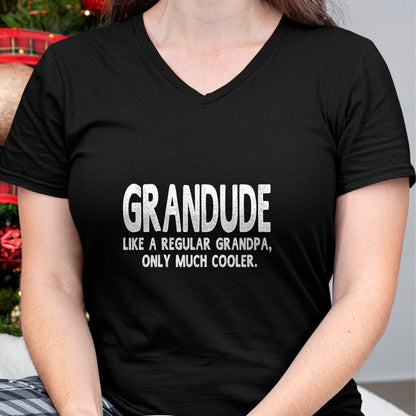 Best Grandpa Shirt, Proud Grandpa Unisex T-Shirt/Hoodie/Sweatshirt HLT00 - Grandude Definition Like Regular Grandpa Only Cooler Funny T-Shirt