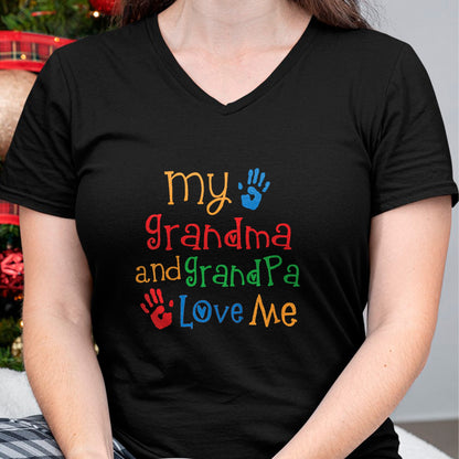 Best Grandpa Shirt, Proud Grandpa Unisex T-Shirt/Hoodie/Sweatshirt HLT00 - Grandma And Grandpa Love Me T-shirt Grandchild Tee T-Shirt