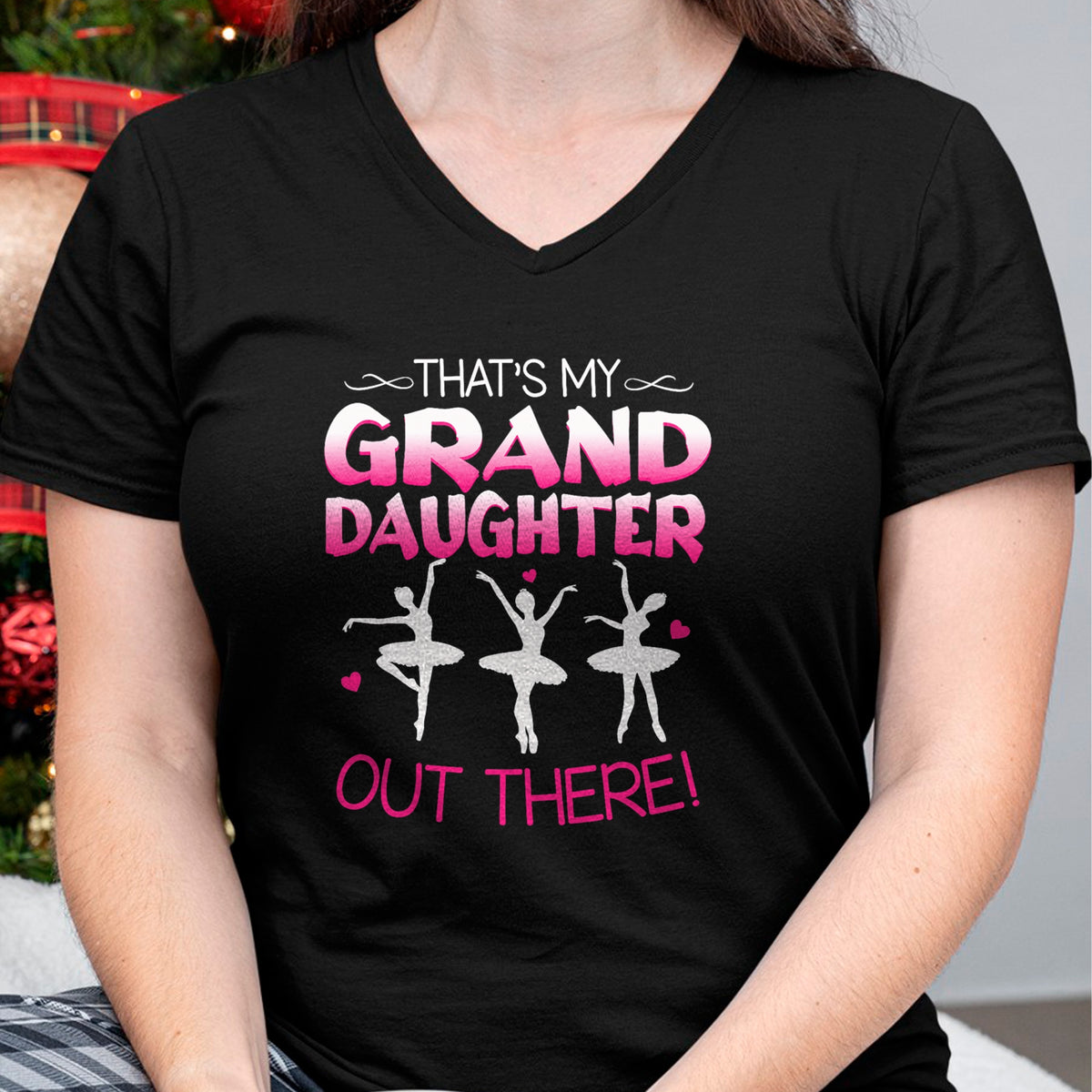 Best Grandpa Shirt, Proud Grandpa Unisex T-Shirt/Hoodie/Sweatshirt HLT00 -Ballet Dancing Granddaughter Grandpa & Grandma Gift T-Shirt