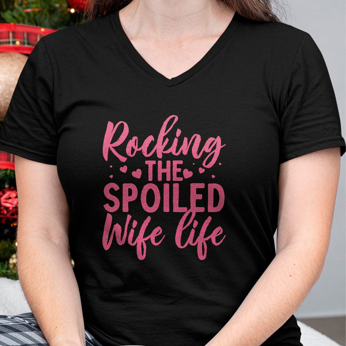 Best Wife Shirt, Wife and Husband Unisex T-Shirt/Hoodie/Sweatshirt HLT00 - Gift for wife T shirt, spoiled wife   Funny Spoiled Wife Art For Women Girls Husband Spoiled Wife Lo