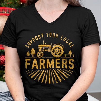 Best Farmer Life Shirt, Funny Farmer UnisexT-Shirt/Hoodie/Sweatshirt HLT00 - Support Your Local Farmers Farming Life Farm Tractor Farmer T-Shirt