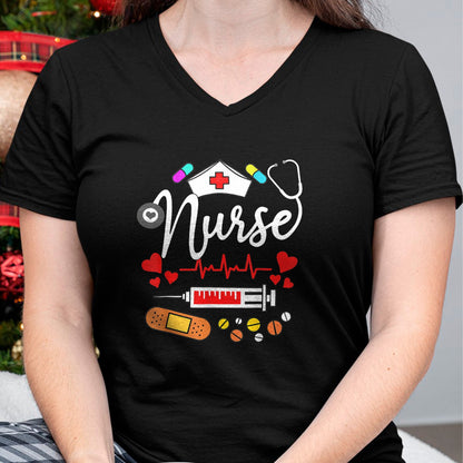 Funny Nurse Shirt, Nurse Unisex T-Shirt/Hoodie/Sweatshirt HLT00 - NURSE'S DAY Nurse Life NURSE WEEK 2024 Womens T-Shirt