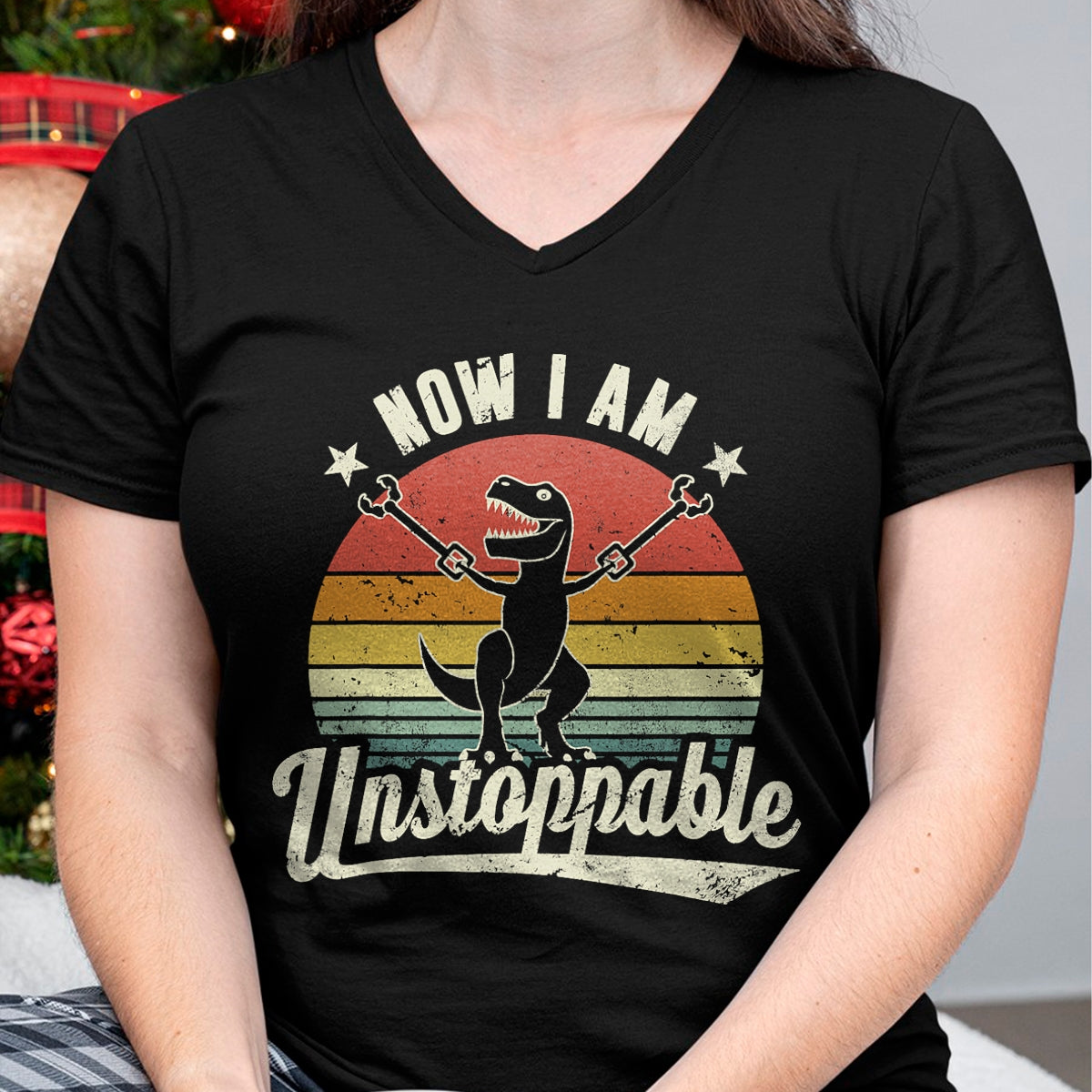 Best Dinosaur Lover Shirt, Funny Dinosaur UnisexT-Shirt/Hoodie/Sweatshirt HLT00 - Retro Now I Am Unstoppable T-Rex Funny T-Shirt