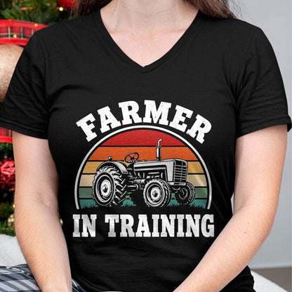 Best Farmer Life Shirt, Funny Farmer UnisexT-Shirt/Hoodie/Sweatshirt HLT00 - Farmer in Training Shirt Boys Girls Kids Tractor Farming T-Shirt
