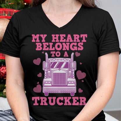 Best Truck Driver Life Shirt, Funny Trucker UnisexT-Shirt/Hoodie/Sweatshirt HLT00 - Cool Truckers Wife Gift for Women Funny Truck Driver Girl T-Shirt