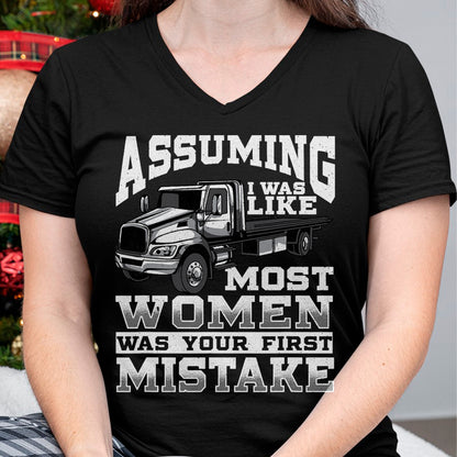Best Truck Driver Life Shirt, Funny Trucker UnisexT-Shirt/Hoodie/Sweatshirt HLT00 - Female Tow Truck Driver Women Tow Truck T-Shirt