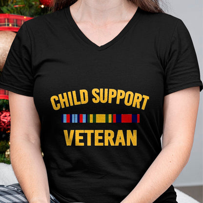 Proud Veteran Shirt, Funny Veteran UnisexT-Shirt/Hoodie/Sweatshirt HLT00 - Child Support Veteran Shirts Patriots Veteran Flag T-Shirt, Men, Black, 3X-Large
