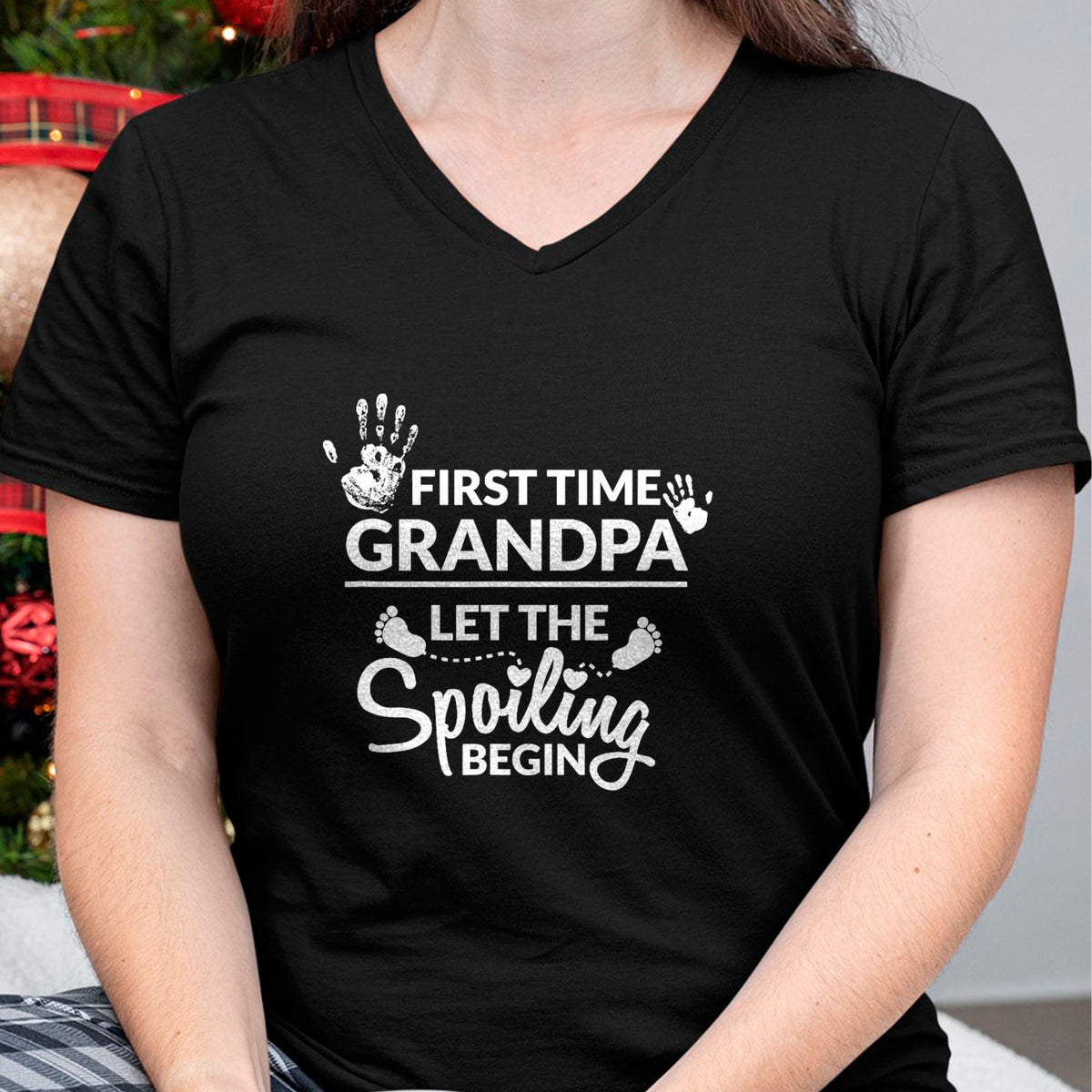 Best Grandpa Shirt, Proud Grandpa Unisex T-Shirt/Hoodie/Sweatshirt HLT00 - New First Time Grandpa Let The Spoiling Begin Gift T-Shirt