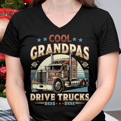 Best Truck Driver Life Shirt, Funny Trucker UnisexT-Shirt/Hoodie/Sweatshirt HLT00 - Cool Grandpas Drive Trucks Trucker Truck Driver Outfit T-Shirt, Men, Black, 3X-Large