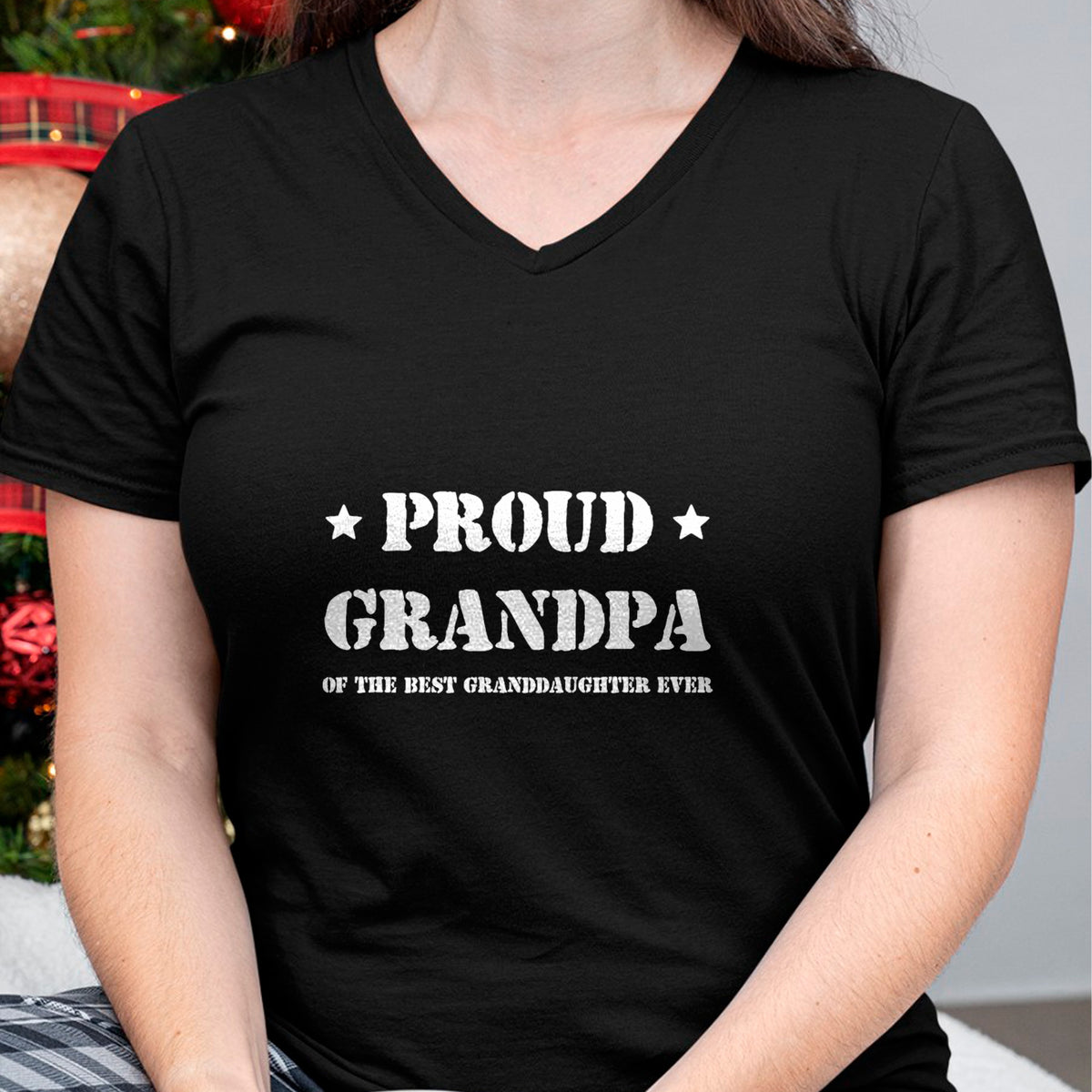 Best Grandpa Shirt, Proud Grandpa Unisex T-Shirt/Hoodie/Sweatshirt HLT00 - Proud Grandpa of the best granddaughter ever tshirt