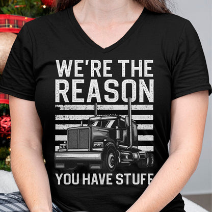 Best Truck Driver Life Shirt, Funny Trucker UnisexT-Shirt/Hoodie/Sweatshirt HLT00 - Funny Trucker Design For Men Women Semi Truck Driver Lover T-Shirt (1)