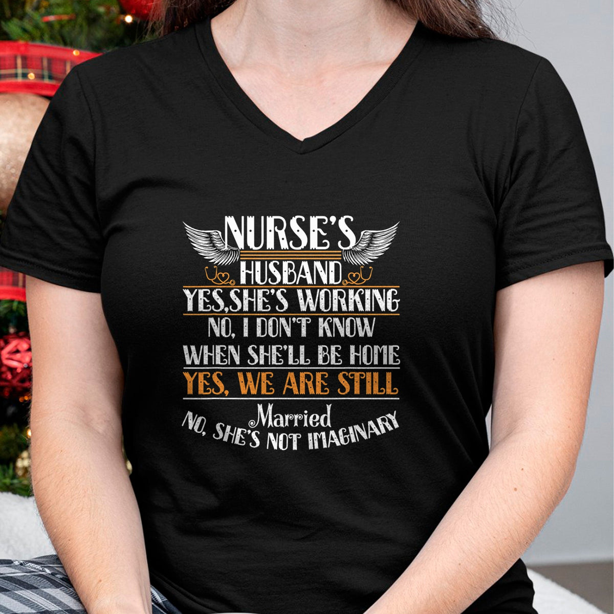 Funny Nurse Shirt, Nurse Unisex T-Shirt/Hoodie/Sweatshirt HLT00 - I Am A Nurse's Husband T Shirt, Nurse Wife T Shirt