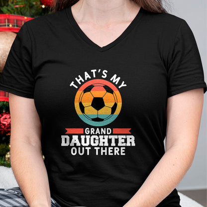 Best Grandpa Shirt, Proud Grandpa Unisex T-Shirt/Hoodie/Sweatshirt HLT00 - That's My Granddaughter Out There Soccer Grandpa Grandma T-Shirt