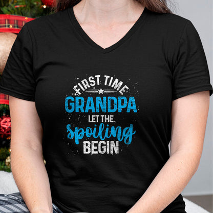 Best Grandpa Shirt, Proud Grandpa Unisex T-Shirt/Hoodie/Sweatshirt HLT00 - First Time Grandpa Let The Spoiling Begin Future Grandpa T-Shirt