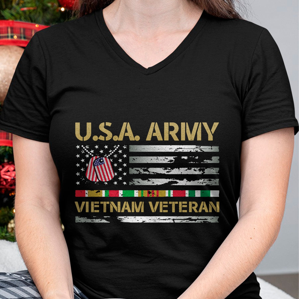 Proud Veteran Shirt, Funny Veteran UnisexT-Shirt/Hoodie/Sweatshirt HLT00 - USA Army Vietnam Veteran USA Flag Veteran Vietnam Army Long Sleeve T-Shirt