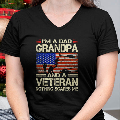 Best Grandpa Shirt, Proud Grandpa Unisex T-Shirt/Hoodie/Sweatshirt HLT00 -Fathers Day Gift Grandpa Gift Dad Grandpa And Veteran T-Shirt