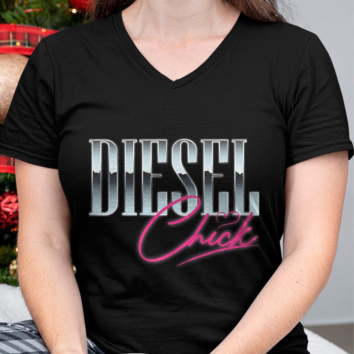Best Truck Driver Life Shirt, Funny Trucker UnisexT-Shirt/Hoodie/Sweatshirt HLT00 - Diesel Chick Trucker Truck Driver Funny Women Retro Vintage T-Shirt (2)