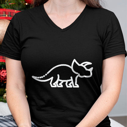 Best Dinosaur Lover Shirt, Funny Dinosaur UnisexT-Shirt/Hoodie/Sweatshirt HLT00 - Triceratops Howling to The Moon Meme Funny 90_s Dinosaur T-Shirt
