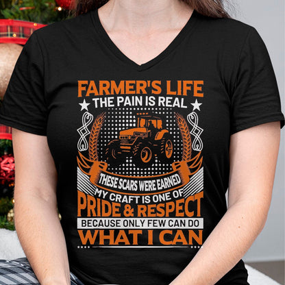 Best Farmer Life Shirt, Funny Farmer UnisexT-Shirt/Hoodie/Sweatshirt HLT00 - Funny Farmer’s Life Tractors Planting Crops Men Women T-Shirt, Men, Black, XX-Large