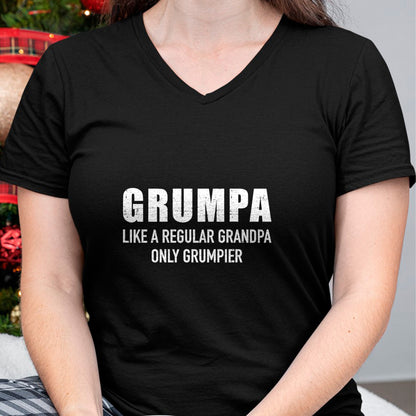 Best Grandpa Shirt, Proud Grandpa Unisex T-Shirt/Hoodie/Sweatshirt HLT00 - Grumpa like regular grandpa only grumpier T-Shirt
