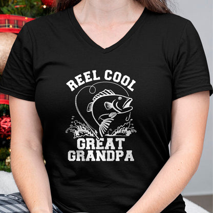 Best Grandpa Shirt, Proud Grandpa Unisex T-Shirt/Hoodie/Sweatshirt HLT00 - Reel cool great grandpa T-Shirt