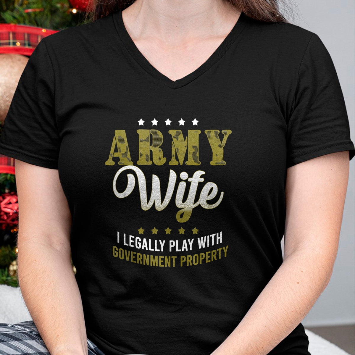 Best Wife Shirt, Wife and Husband Unisex T-Shirt/Hoodie/Sweatshirt HLT00 - Gift for wife T shirt, lucky wife   Army Veteran Wife Shirt Proud Army Wife Gift Tank Top