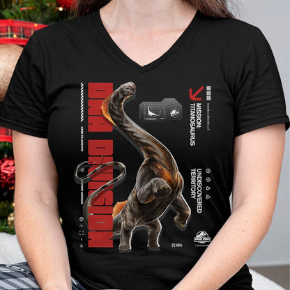 Best Dinosaur Lover Shirt, Funny Dinosaur UnisexT-Shirt/Hoodie/Sweatshirt HLT00 - Jurassic World Rebirth Titanosaurus DNA Division T-Shirt
