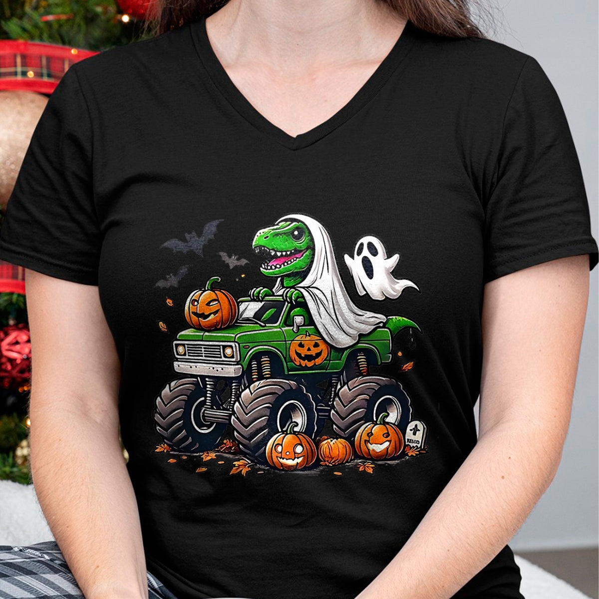 Best Dinosaur Lover Shirt, Funny Dinosaur UnisexT-Shirt/Hoodie/Sweatshirt HLT00 - Orange Halloween Shirt Boys Toddler Kids Ghost Shirts T Rex T-Shirt