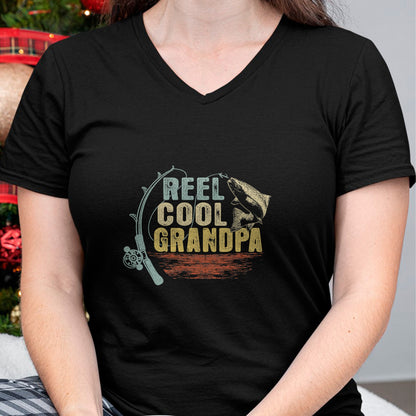 Best Grandpa Shirt, Proud Grandpa Unisex T-Shirt/Hoodie/Sweatshirt HLT00 -Funny Fishing Vintage Reel Cool Grandpa T-Shirt