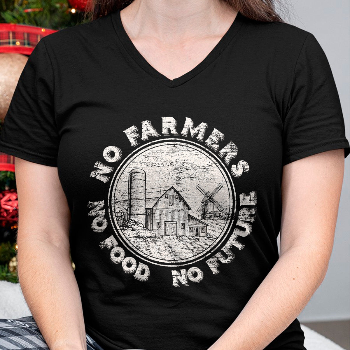 Best Farmer Life Shirt, Funny Farmer UnisexT-Shirt/Hoodie/Sweatshirt HLT00 - No Farmers No Food No Future T-Shirt Small