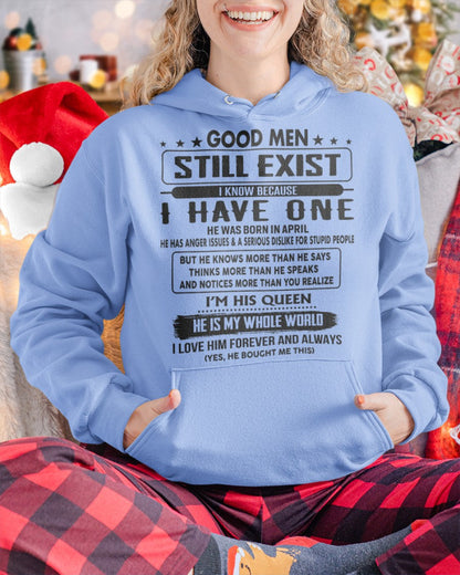 April - Good men Still Exist - gift for your girlfriend, wife from Husband - HLT04 (SKU-GM-04)