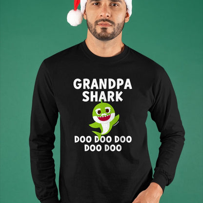 Best Grandpa Shirt, Proud Grandpa Unisex T-Shirt/Hoodie/Sweatshirt HLT00 - Pinkfong Grandpa Shark Official T-shirt T-Shirt (1)