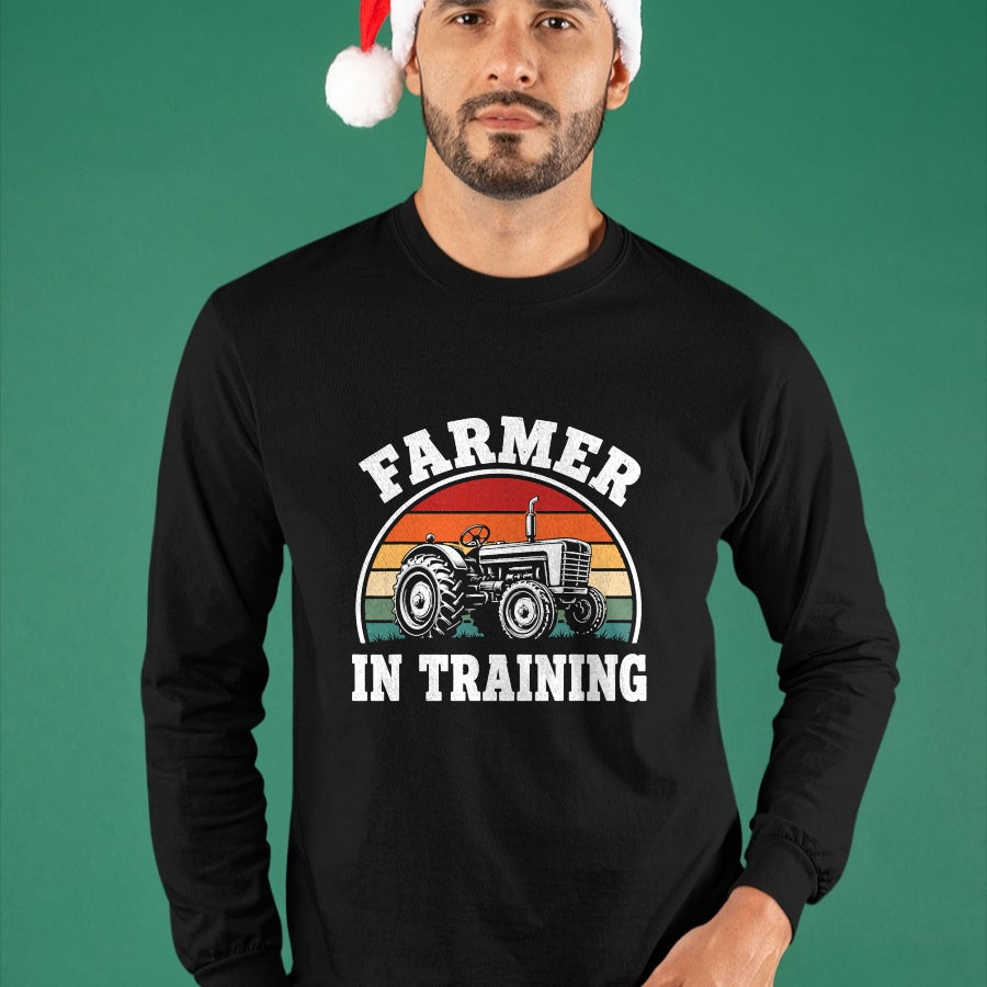 Best Farmer Life Shirt, Funny Farmer UnisexT-Shirt/Hoodie/Sweatshirt HLT00 - Farmer in Training Shirt Boys Girls Kids Tractor Farming T-Shirt