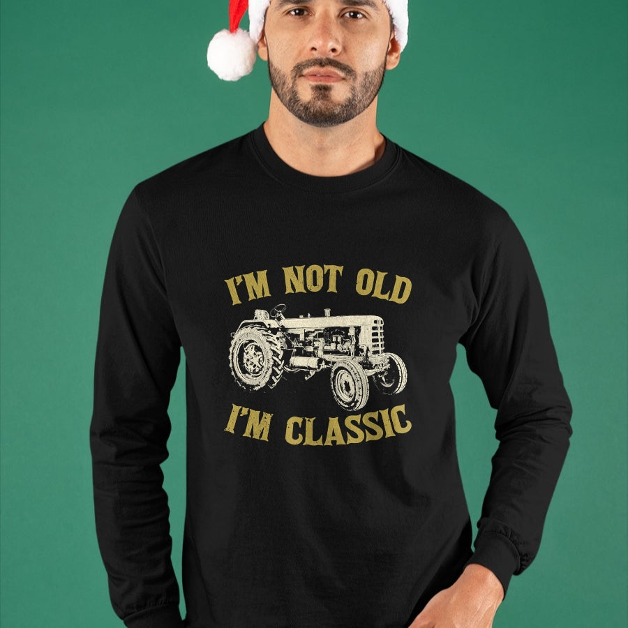 Best Farmer Life Shirt, Funny Farmer UnisexT-Shirt/Hoodie/Sweatshirt HLT00 - Vintage Tractor I'm Not Old I'm Classic Funny Tractor T-Shirt