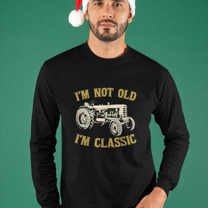 Best Farmer Life Shirt, Funny Farmer UnisexT-Shirt/Hoodie/Sweatshirt HLT00 - Vintage Tractor I'm Not Old I'm Classic Funny Tractor T-Shirt