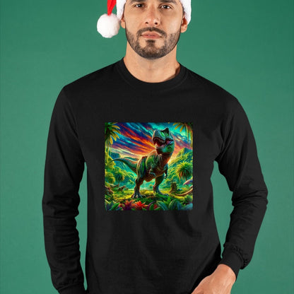 Best Dinosaur Lover Shirt, Funny Dinosaur UnisexT-Shirt/Hoodie/Sweatshirt HLT00 - Cool Dinosaur T-Shirt, Men, Black, 3X-Large