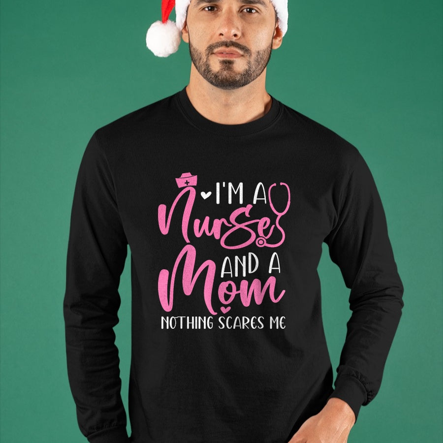 Funny Nurse Shirt, Nurse Unisex T-Shirt/Hoodie/Sweatshirt HLT00 - I'm Not Tachy Nursing Scrubs Funny Nurse Ugly Christmas T-Shirt