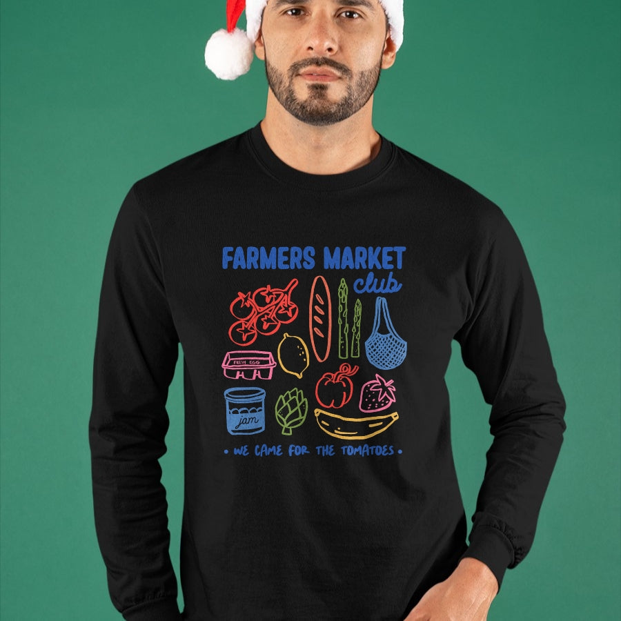 Best Farmer Life Shirt, Funny Farmer UnisexT-Shirt/Hoodie/Sweatshirt HLT00 - Farmers Market Club Fresh Veggies Foodie Cottagecore T-Shirt