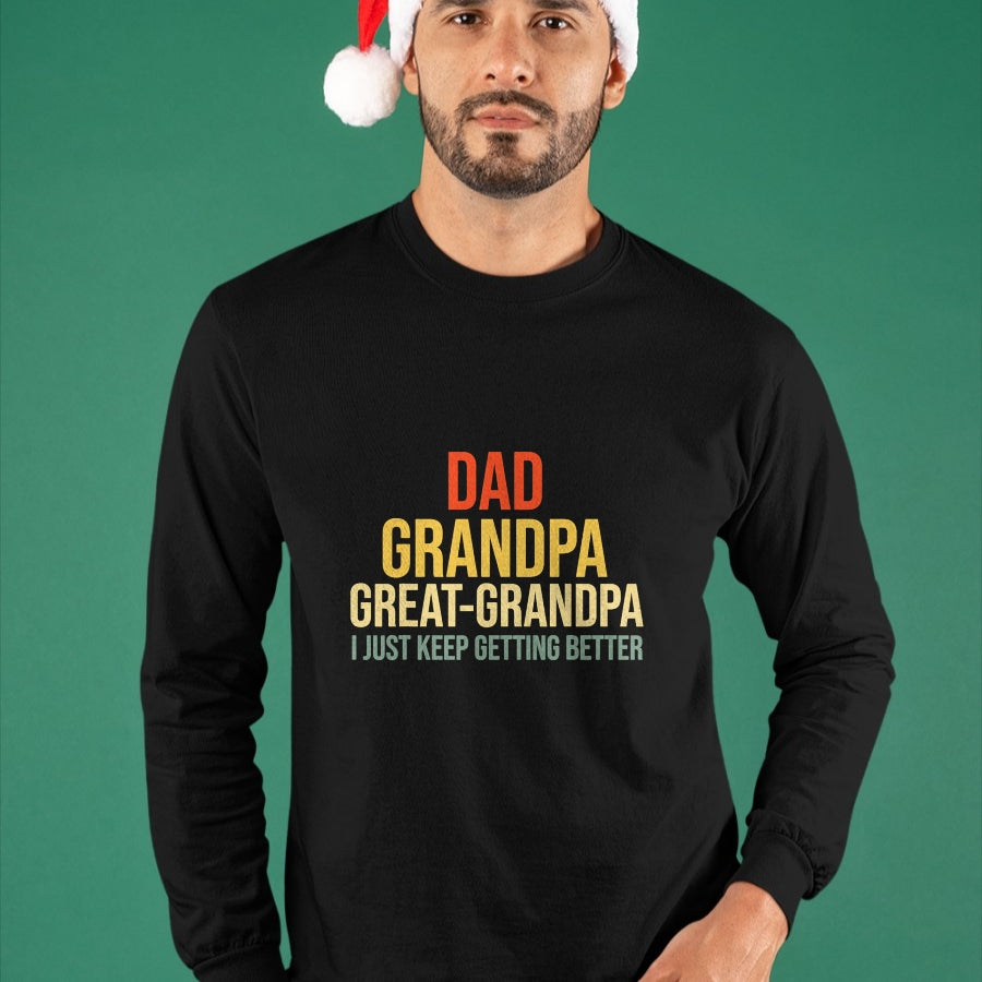 Best Grandpa Shirt, Proud Grandpa Unisex T-Shirt/Hoodie/Sweatshirt HLT00 - Funny Great Grandpa for Fathers Day T-Shirt (1)