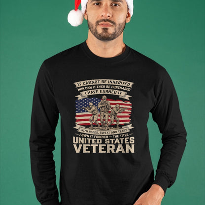 Proud Veteran Shirt, Funny Veteran UnisexT-Shirt/Hoodie/Sweatshirt HLT00 - Proud US Veteran Patriotic American Veterans Day T-Shirt