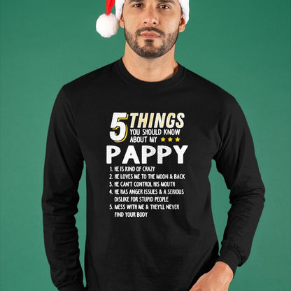 Best Grandpa Shirt, Proud Grandpa Unisex T-Shirt/Hoodie/Sweatshirt HLT00 - Funny 5 Things Grandpa Pappy Shirt Crazy Gift Idea T-Shirt
