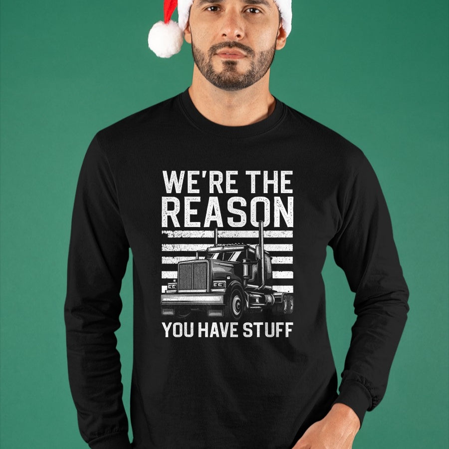 Best Truck Driver Life Shirt, Funny Trucker UnisexT-Shirt/Hoodie/Sweatshirt HLT00 - Funny Trucker Design For Men Women Semi Truck Driver Lover T-Shirt (1)